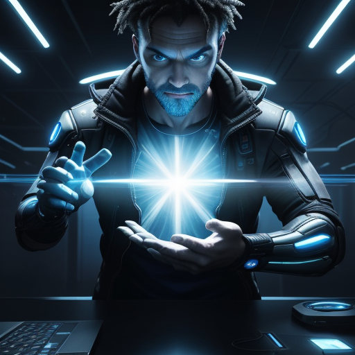 A beam of data is replicated