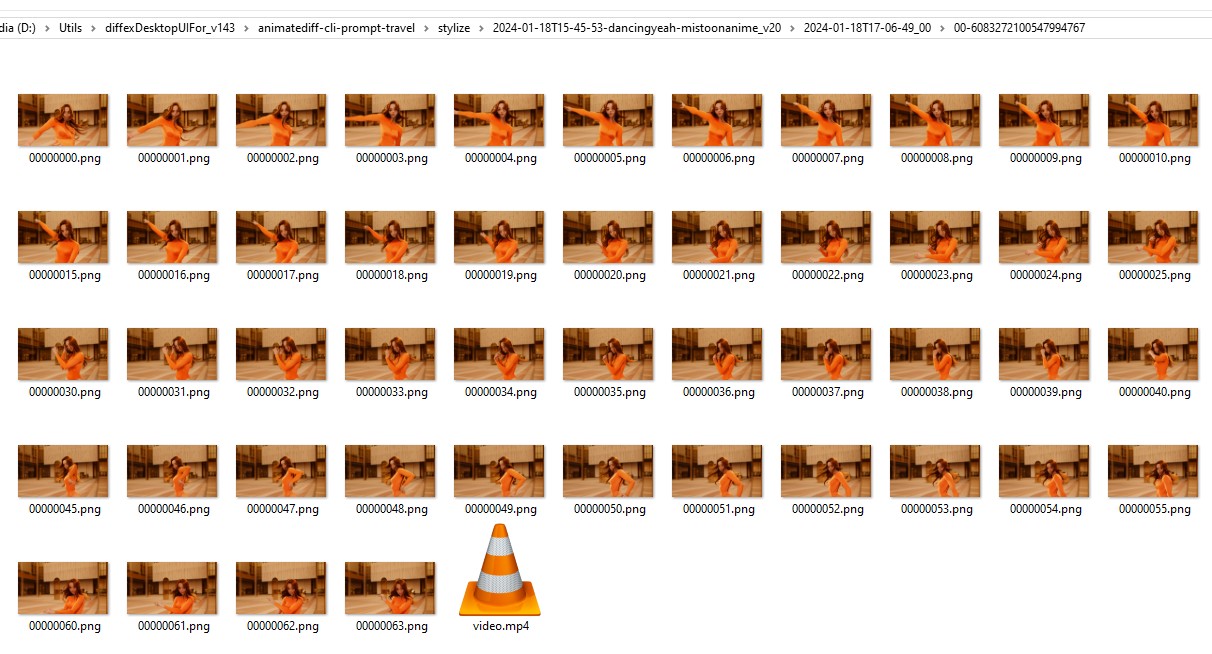 folder used with DiffEx video generation